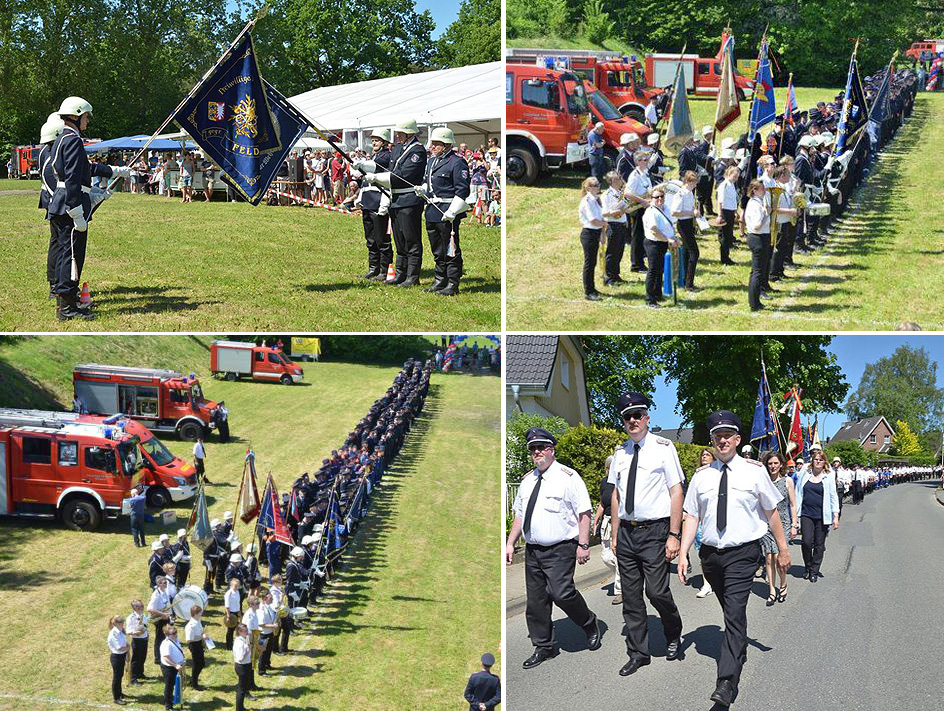 Feuerwehrfahne Fahnenweihe